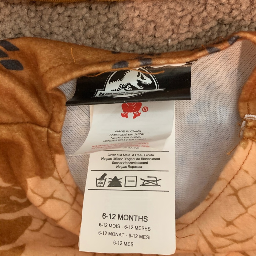 Jurassic Park Hatching T-Rex Costume